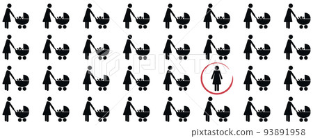 one lonely childless woman in a group of mother with baby pictorgam one lonely childless woman in a group of mother with baby pictorgam 93891958