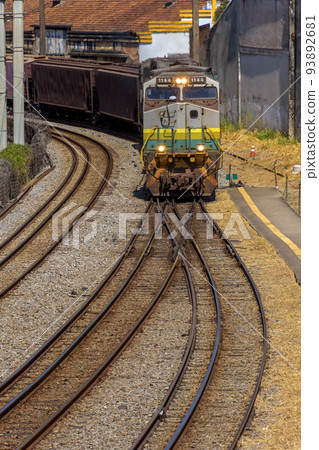 Old freight train worn out by time and use Old freight train worn out by time and use 93892681