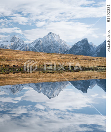 Mountain Lake Koruldi, Zemo Svaneti, Georgia Mountain Lake Koruldi, Zemo Svaneti, Georgia 93892821