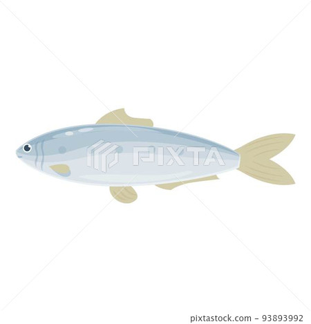 Herring icon cartoon vector. Fish sardine. Seafood ocean Herring icon cartoon vector. Fish sardine. Seafood ocean 93893992