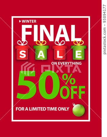 Final Christmas Sale 50 Percent Off Limited Time Final Christmas Sale 50 Percent Off Limited Time 93894177