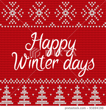 Happy Winter Days Background, Christmas Ornament Happy Winter Days Background, Christmas Ornament 93894198