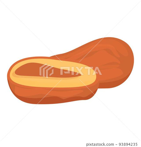 Date fruit icon cartoon vector. Palm food. Ramadan sweet Date fruit icon cartoon vector. Palm food. Ramadan sweet 93894235