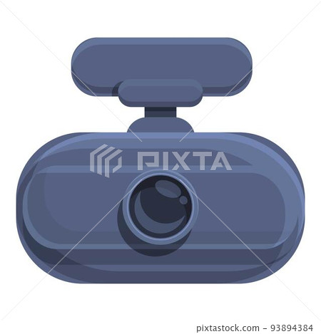 System dashcam icon cartoon vector. Video recorder. Dash cam 93894384