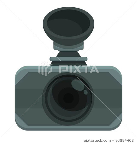 Digital dashcam icon cartoon vector. Video recorder. Car drive Digital dashcam icon cartoon vector. Video recorder. Car drive 93894408