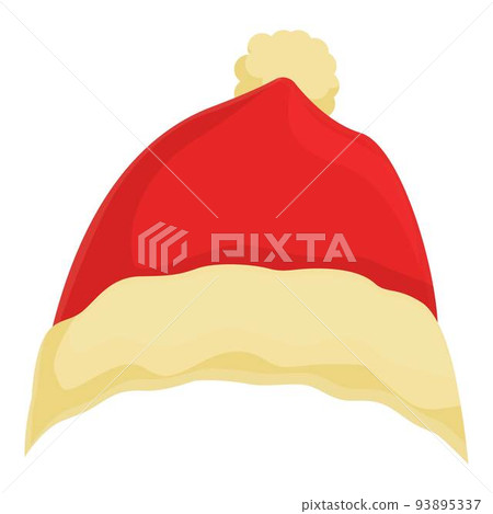 Snowman hat icon cartoon vector. Christmas santa. Elf holiday Snowman hat icon cartoon vector. Christmas santa. Elf holiday 93895337