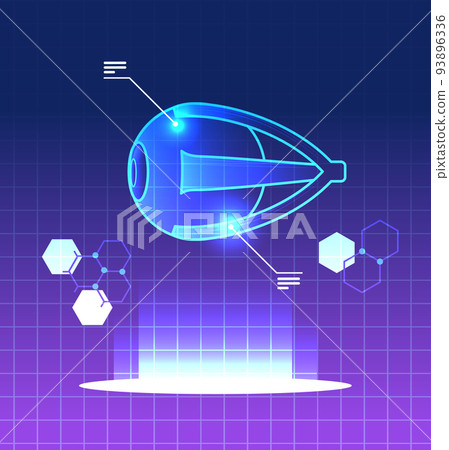 virtual anatomical eye structure human body internal organ anatomy medicine vr vision headset innovation metaverse 93896336