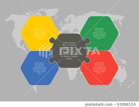 Vector diagram infographic process on 4 steps - Stock Illustration ...
