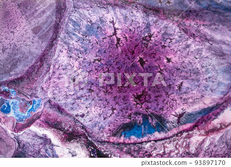 Petri art - a modern technique in painting, is created by adding alcoholic ink to epoxy. Macro photo can be used as a trendy background for wallpapers, posters, cards, invitations, websites. Petri art - a modern technique in painting, is created by adding alcoholic ink to epoxy. Macro photo can be used as a trendy background for wallpapers, posters, cards, invitations, websites. 93897170