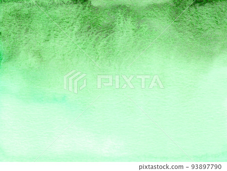 Watercolor light green ombre background texture. Aquarelle pastel green gradient backdrop. 93897790