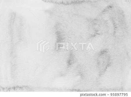 Watercolor light gray background texture. Grey stains on paper overlay. 93897795