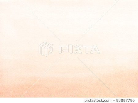 Watercolor light peach color background texture. Pastel orange ombre backdrop. Stains on paper. Watercolor light peach color background texture. Pastel orange ombre backdrop. Stains on paper. 93897796