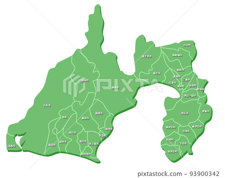 靜岡縣地圖 93900342