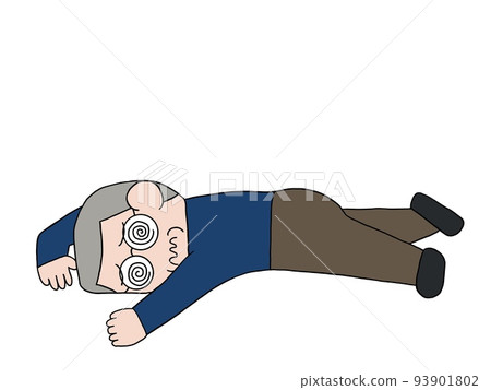 old man falling 93901802