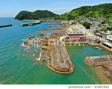 薩摩藩英國學生紀念館附近的海岸線鳥瞰圖 薩摩藩英國學生紀念館附近的海岸線鳥瞰圖 93902902