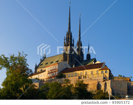 Cathedral of St. Peter and Paul in Brno, South Moravia, Czech Republic. 93905372