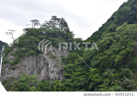 群馬縣吾妻郡山波水壩風景 93913251