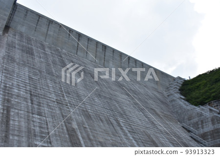 群馬縣吾妻郡山波水壩風景 93913323