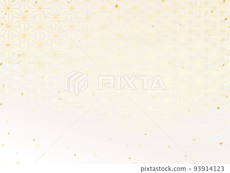 Hemp leaf pattern Japanese style background material Hemp leaf pattern Japanese style background material 93914123