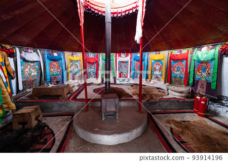 Mongolian 13th Century Village Shaman Camp 93914196