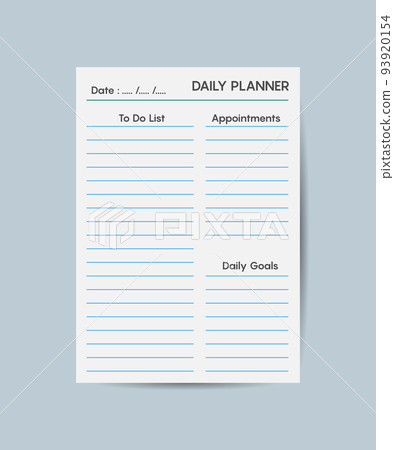 Daily My Routines planner template minimalist planners Business organizer page Daily My Routines planner template minimalist planners Business organizer page 93920154