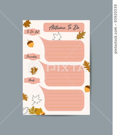 To do planner template Daily check list cozy autumn vibes Autumn trendy organizer elements To do planner template Daily check list cozy autumn vibes Autumn trendy organizer elements 93920339