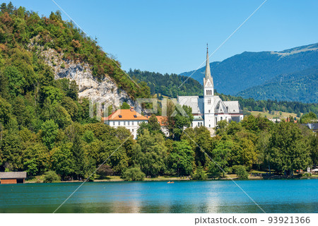 Lake Bled and the Saint Martina Parish Church - Slovenia Lake Bled and the Saint Martina Parish Church - Slovenia 93921366