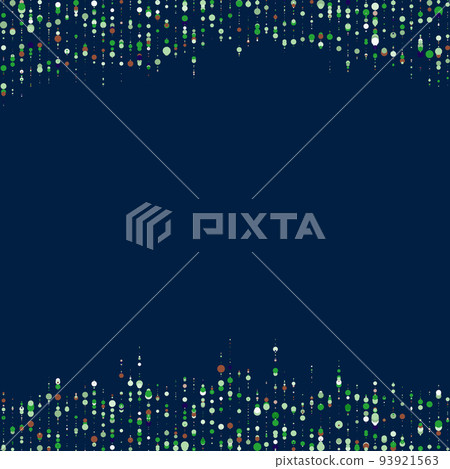 Abstractly arranged dots on blue background. Abstractly arranged dots on blue background. 93921563