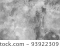Monochrome abstract background material drawn with transparent watercolor 93922309
