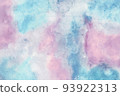 Abstract background material drawn with transparent watercolor 93922313
