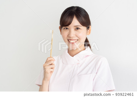 牙科保健員用牙刷的形象 牙科保健員用牙刷的形象 93922461