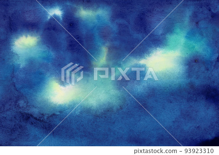 Watercolor background material that imaged the universe 93923310