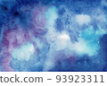 Watercolor background material that imaged the universe 93923311