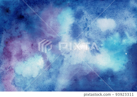Watercolor background material that imaged the universe 93923311
