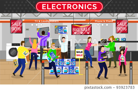 Electronics Store Sale Shopping Shop with Offers Electronics Store Sale Shopping Shop with Offers 93923783