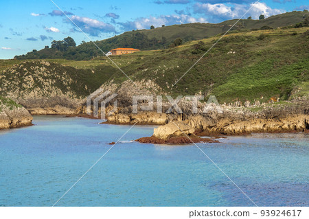 Coastline and Cliffs, Beach of Toro, Llanes, Asturias, Spain Coastline and Cliffs, Beach of Toro, Llanes, Asturias, Spain 93924617