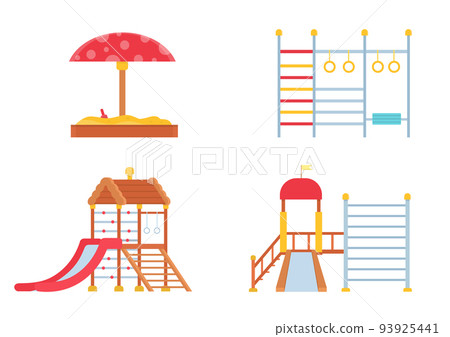 Playground equipment for kids entertainment, slide and ladder 93925441