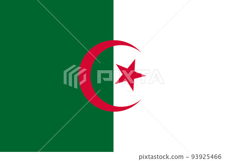 Algeria vector flag. Aftrican country nation sign Algeria vector flag. Aftrican country nation sign 93925466