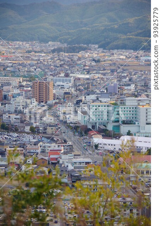 Looking towards Komatsushima City from Mt. Himine, Tokushima Prefecture Looking towards Komatsushima City from Mt. Himine, Tokushima Prefecture 93925779