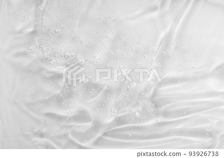 Hyaluron acid for skin care with collagen and retinol. Skincare lotion face serum swatch. Gel smudge. Cosmetic cream transparent liquid gel. 93926738