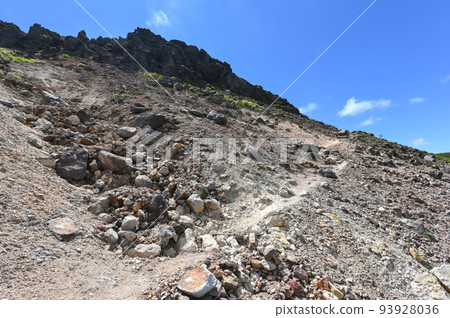 Scenery of Nasu mountain trail in Tochigi prefecture Scenery of Nasu mountain trail in Tochigi prefecture 93928036