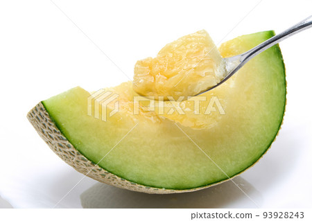 Earl's melon sliced on a plate 93928243