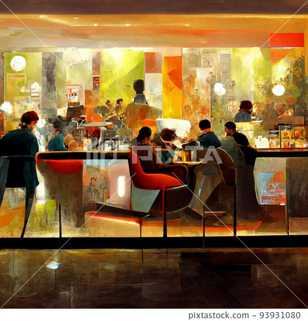 People meeting in cafe, drinking beer in pub, sitting at table or counter and talking. People meeting in cafe, drinking beer in pub, sitting at table or counter and talking. 93931080