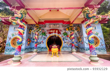 Kuan Yin chinese Temple in Koh Phangan, Thailand Kuan Yin chinese Temple in Koh Phangan, Thailand 93932129