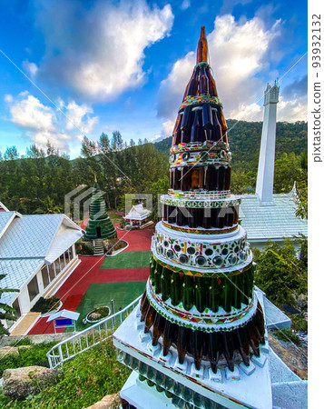 Beer Pagoda temple in koh Phangan, Thailand 93932132