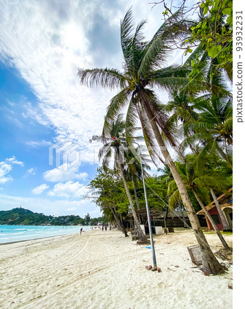 Haad Rin beach or Hat Rin in Ko Pha Ngan, Thailand 93932231
