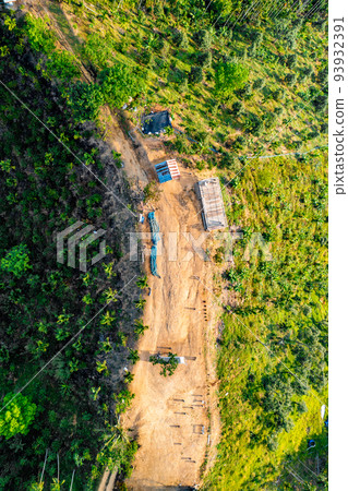 Rice terraces near Doi Tapang viewpoint in Chumphon, Thailand Rice terraces near Doi Tapang viewpoint in Chumphon, Thailand 93932391