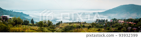 Wat Kong Niam Viewpoint over the valley in Phetchabun, Thailand Wat Kong Niam Viewpoint over the valley in Phetchabun, Thailand 93932399