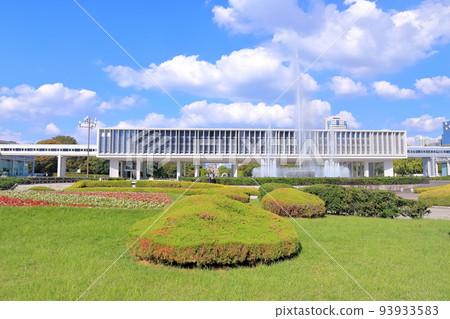 [廣島縣]秋天廣島和平紀念館本館 93933583