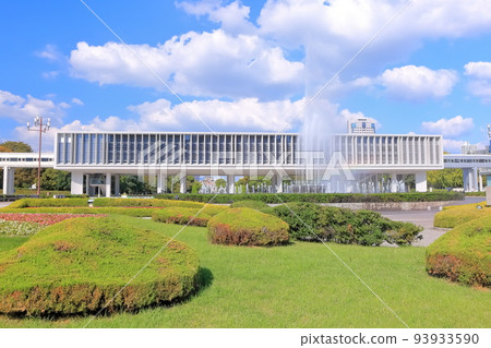 [廣島縣]秋天廣島和平紀念館本館 93933590